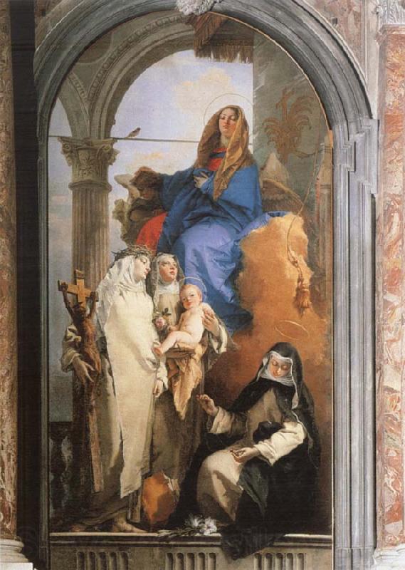 Giovanni Battista Tiepolo Pala delle Tre Sante